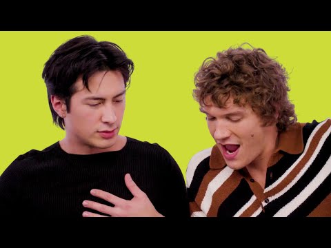 connor storrie and hudson williams being down bad for each other