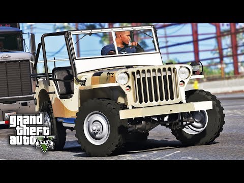 Chase Me in GTA V E32 - Willys MB Jeep