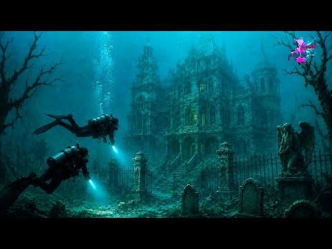A Couple Dives 200 Feet and Discovers a 50 Year Old Sunken Mansion Still Standing