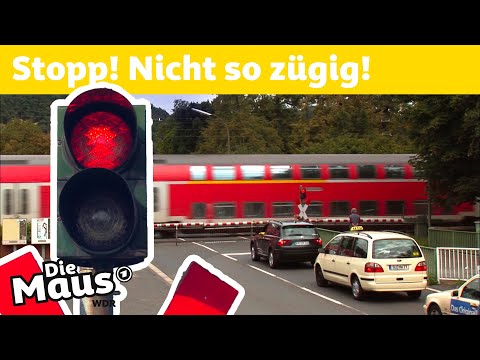 Wie funktioniert ein Bahnübergang? | DieMaus | WDR