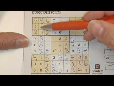 Not Again! Watch how I screw up again with this Sudoku. (#495) Medium Sudoku puzzle. 03-28-2020