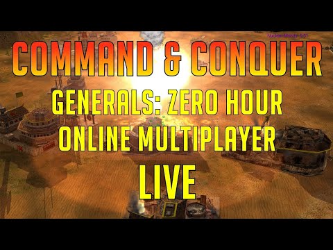 C&C Generals Zero Hour LIVE - Online Multiplayer - Dominator Gameplay