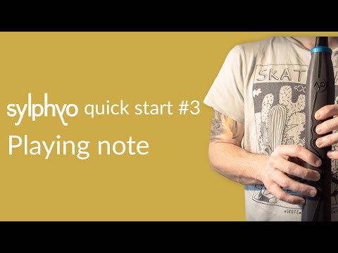Sylphyo Quick Start #3 Holding it and playing your first note