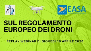Droni in rotta verso EASA. Il Regolamento europeo dei droni