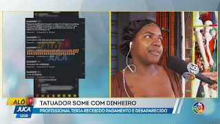 Tatuador some com dinheiro | ALÔ JUCA | TV ARATU