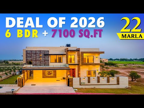 22 Marla | 6 BDR | Luxury House for Sale in Bahria Town Rawalpindi | House Tour Deal of 2026