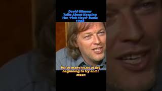David Gilmour Gets Asked About Keeping The Name &#39;Pink Floyd&#39; - 1988 - #pinkfloyd #music #shorts
