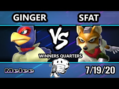 GOML 2020 SSBM - SFAT (Fox) Vs. Ginger (Falco) Melee Winners Quarters