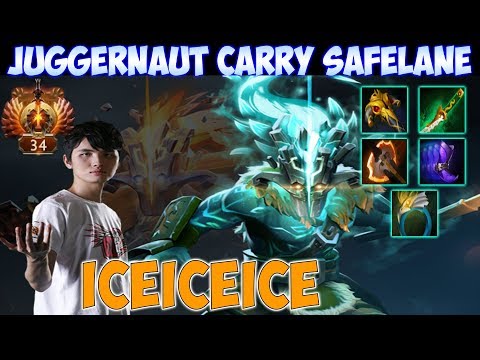 Iceiceice - Juggernaut Carry Safelane vs RodjeR, Yawar | Top Rank Pro Gameplay - Dota 2