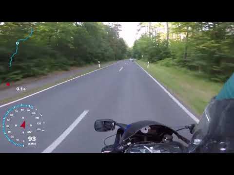 PURE ENGINE SOUND gsxr 600 k1 k2 k3 reiner Motorsound 600er gixxer 2001 Werbelinsee kleine Tour