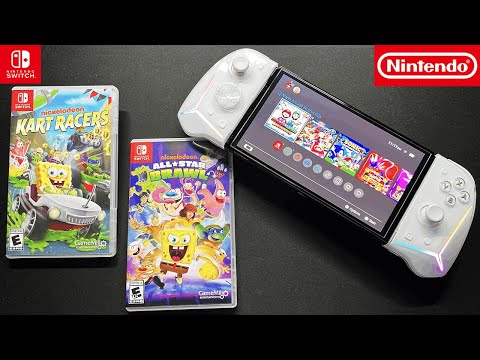 Nickelodeon All Star Brawl and Kart Racers | Gameplay | Nintendo Switch OLED