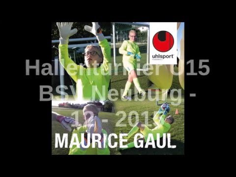 Impressionen Hallenturnier 2015 / U15 - BSV Neuburg / Maurice ( U13 ) Torwart der JFG Neuburg