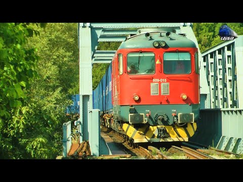 060-DA 609 015-6 Dieselok & Tren FOX Rail Intermodal Train in Oradea - 07 September 2021