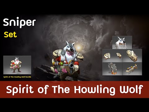 Dota2 Sniper Spirit of the Howling Wolf Set