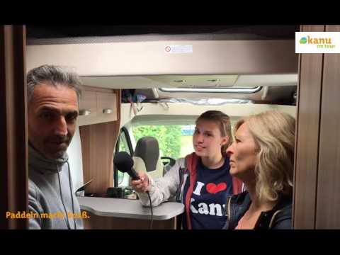 Kanu on Tour 2016 - mit Weinsberg CaraLoft in Waging am See