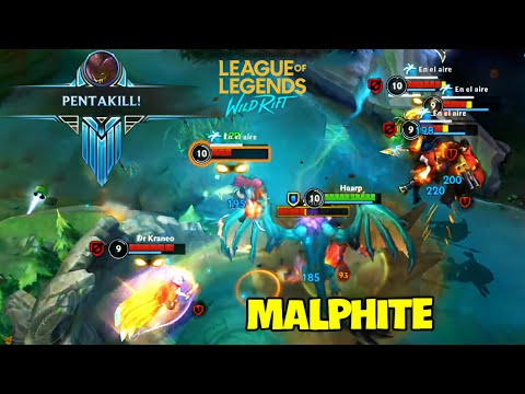 Wild Rift MALPHITE Montage - Best MALPHITE Plays | LoL Wild Rift Montage