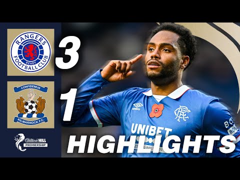 Rangers 3-1 Kilmarnock | HIGHLIGHTS | William Hill Premiership