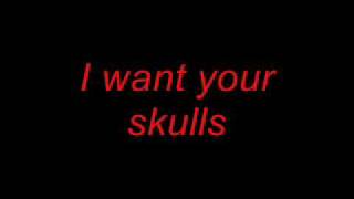 Video thumbnail of "The Misfits- Skulls (With Lyrics)"