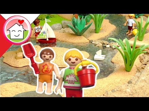 Playmobil po polsku Rodzina Hauser w parku wodnym