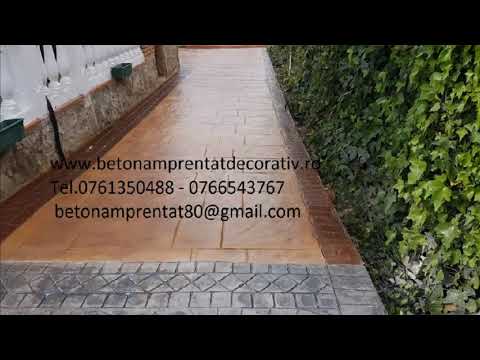 Beton Amprentat Cubleșu Someșan -Cluj Tel.0761350488 -0766543767