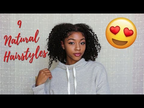 9 Ways to Style a Twist Out or Braid Out ! ( Natural...