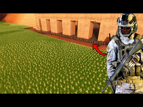 10 Million Zombies Surround Modern Army COMPOUND! - Ultimate Epic Battle Simulator 2 UEBS 2