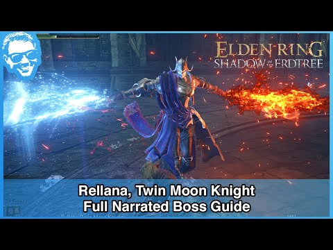 Rellana, Twin Moon Knight - Full Narrated Boss Guide - Elden Ring [4k HDR]