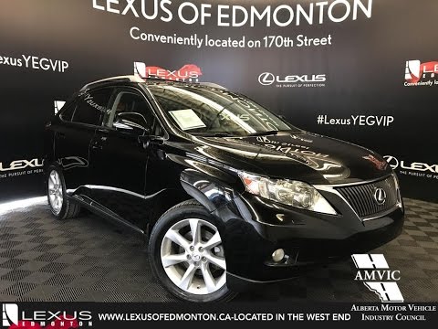 Used Black 2010 Lexus RX 350 Ultra Premium Package In Depth Review Wetaskiwin Alberta