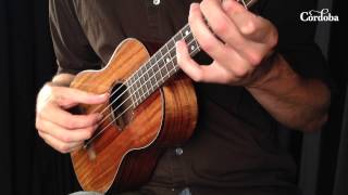 Video thumbnail for Cordoba 30 Series Ukuleles | 30T, 32T, 35T & 35TS (Tonight, You Belong to Me) by Cordoba Guitars
