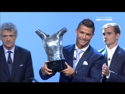 Cristiano Ronaldo wins 2016! UEFA Best Player of Europe ceremony & speech!