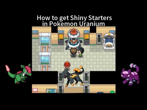 How to shiny hunt starters in Pokemon uranium + shiny starter showcase