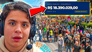 PAULÓPOLIS É UM SUCESSO 😱 MAIS de 18 MILHÕES FATURADOS no GTA RP (Modder Clips)