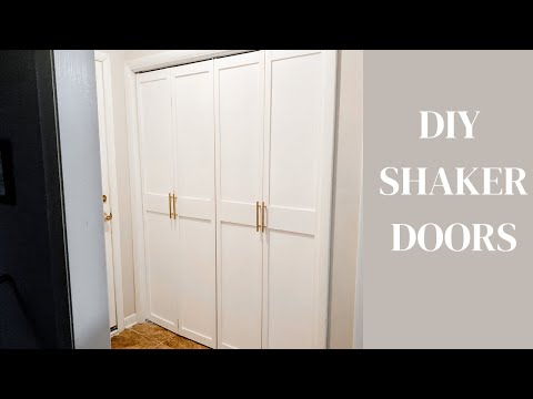 YouTube video about Upgrade Your Cabinets with Easy-to-Make Folding Doors