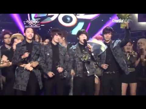 KBS Music Bank April 20, 2012 CNBLUE   이 주의 K Chart 1위