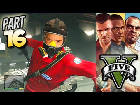 Grand Theft Auto 5 Gameplay Walkthrough Part 16 - THE JEWEL STORE JOB (GTA 5 on Xbox 360/PS3)