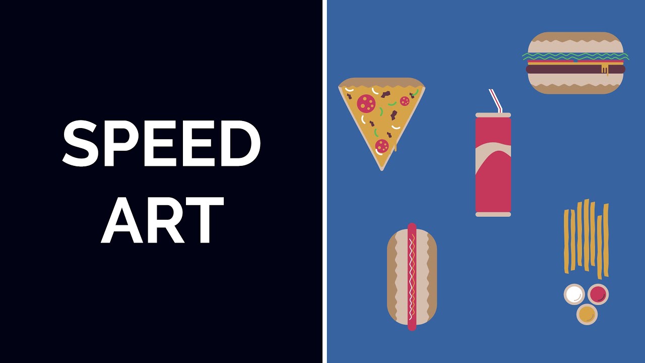 Fast Food Vector | Speed Art