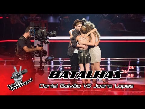 Daniel Galvão VS Joana Lopes - It's A Man's Man's Man's World | Batalhas | The Voice Portugal