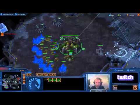 TLO vs Grubby BO5 HotS Showmatch Game 1 (Commentary by Sheth)