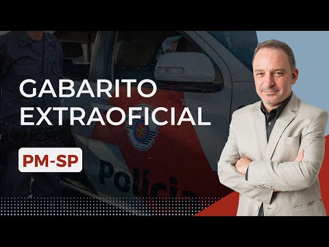 Gabarito Extraoficial - PM/SP - Atualidades - VUNESP