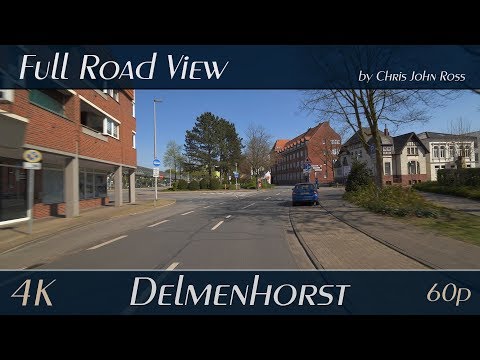 Delmenhorst, Germany: Südliche Stadtmitte - Louisenstraße, Koppelstraße, Fischstraße - 4K Ultra HD