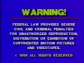 Warning VHS