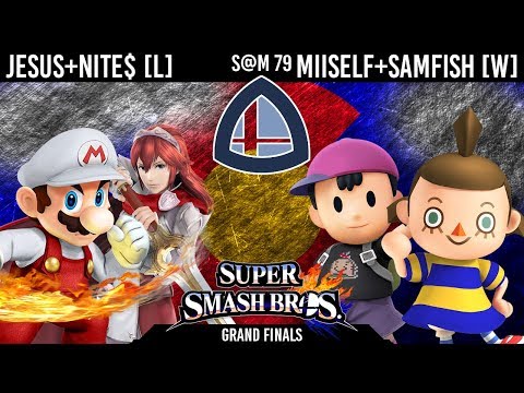 Sm4sh@Mines 79 - HLG|Jesus + Nite$ [L] Vs. NS|Miiself + HLG|SAMFISH [W] - Doubles Grand Finals