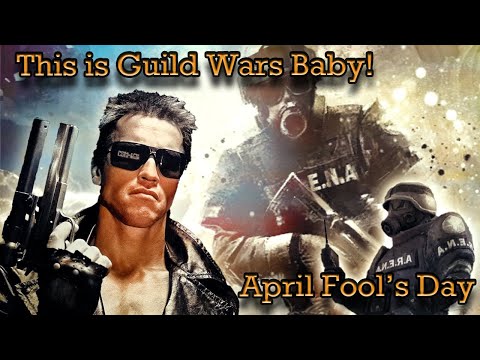 April Fool's Day in Guild Wars 1 - Riot Shields, Grenades, Helicopters, and Golem shenanigans