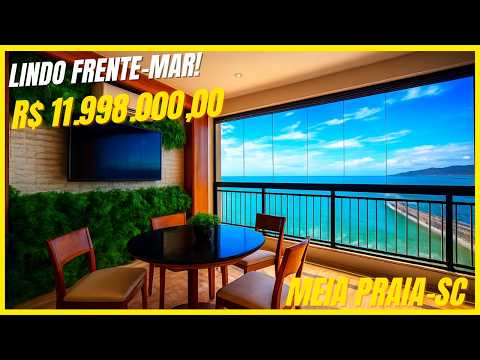Tour nesse Amplo Apartamento Frente ao Mar | La Belle, Meia Praia - Itapema, SC