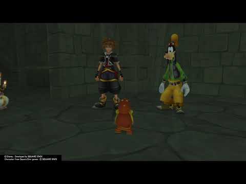 Kingdom Hearts II Final Mix (PS4) Part 27 Beast's Castle - The Secret Passage and Beast's Room