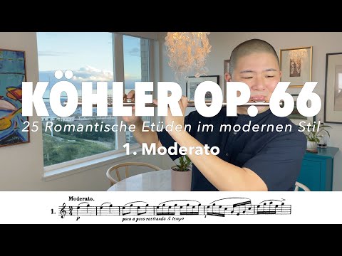 Köhler Opus 66 #1 - Moderato "The Swing" (25 Romantic Etudes for Flute)