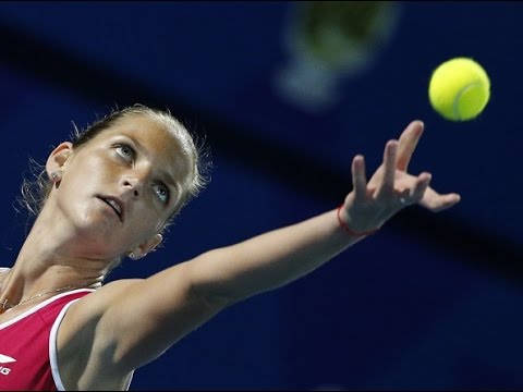 Karolina Pliskova vs Kristina Mladenovic IPTL Full Match & Interview