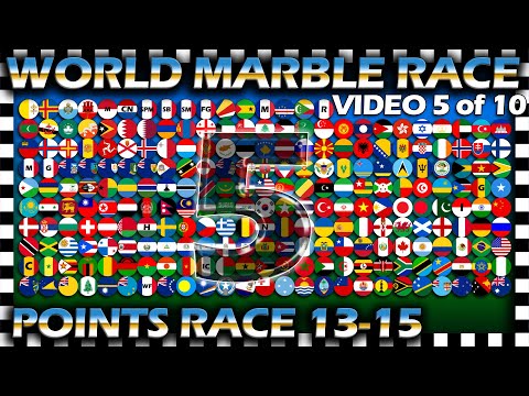 World Marble Race - Points Race 13-15 of 30 - Video 5 of 10 - Algodoo