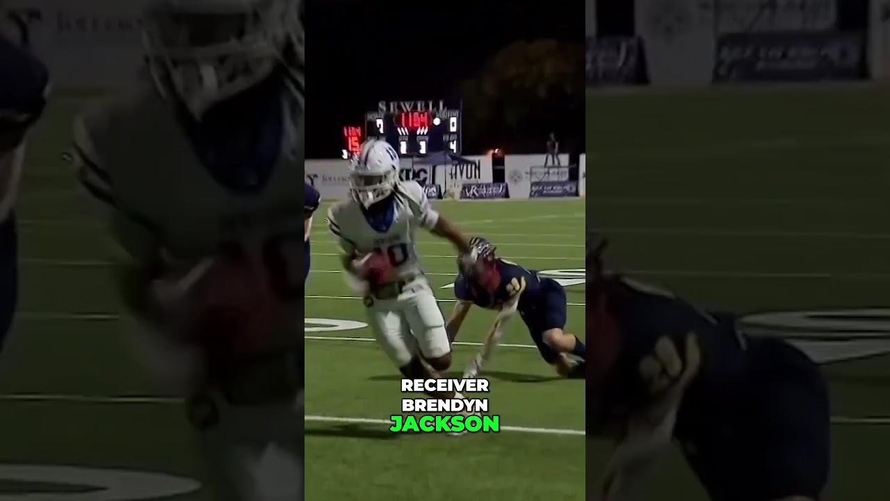 Midlothian WR Brendyn Jackson's moves sent defenders flying on this TD