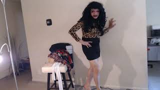 911 Beauty Carved in Stone Cross Dresser! Follow